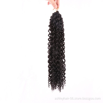 curly synthetic hair water wave braid crochet hair extra curly braid